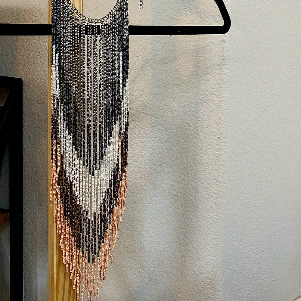 Hand beaded necklace